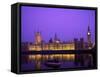 Houses of Parliament and Big Ben, London, England-Steve Vidler-Framed Stretched Canvas