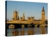 Houses of Parliament and Big Ben, Westminster, London-Charles Bowman-Stretched Canvas