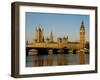 Houses of Parliament and Big Ben, Westminster, London-Charles Bowman-Framed Photographic Print