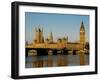 Houses of Parliament and Big Ben, Westminster, London-Charles Bowman-Framed Photographic Print