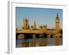 Houses of Parliament and Big Ben, Westminster, London-Charles Bowman-Framed Photographic Print