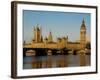 Houses of Parliament and Big Ben, Westminster, London-Charles Bowman-Framed Photographic Print