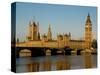 Houses of Parliament and Big Ben, Westminster, London-Charles Bowman-Stretched Canvas