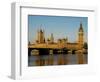 Houses of Parliament and Big Ben, Westminster, London-Charles Bowman-Framed Photographic Print