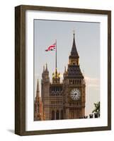 Houses of Parliament and Big Ben, Westminster, UNESCO World Heritage Site, London, England, Uk-Alan Copson-Framed Photographic Print