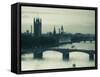 Houses of Parliament and River Thames, London, England, UK-Jon Arnold-Framed Stretched Canvas