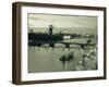 Houses of Parliament and River Thames, London, England, UK-Jon Arnold-Framed Photographic Print