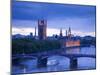 Houses of Parliament and River Thames, London, England, UK-Jon Arnold-Mounted Photographic Print