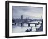 Houses of Parliament and River Thames, London, England, UK-Jon Arnold-Framed Photographic Print