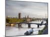 Houses of Parliament and River Thames, London, England, UK-Jon Arnold-Mounted Photographic Print