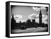 Houses of Parliament and Westminster Bridge - Big Ben - City of London - England - United Kingdom-Philippe Hugonnard-Framed Stretched Canvas