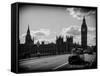 Houses of Parliament and Westminster Bridge - Big Ben - City of London - England - United Kingdom-Philippe Hugonnard-Framed Stretched Canvas