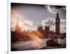 Houses of Parliament and Westminster Bridge - Big Ben - City of London - England - United Kingdom-Philippe Hugonnard-Framed Photographic Print