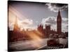 Houses of Parliament and Westminster Bridge - Big Ben - City of London - England - United Kingdom-Philippe Hugonnard-Stretched Canvas