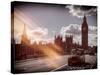 Houses of Parliament and Westminster Bridge - Big Ben - City of London - England - United Kingdom-Philippe Hugonnard-Stretched Canvas