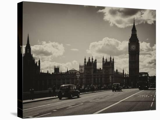 Houses of Parliament and Westminster Bridge - Big Ben - City of London - England - United Kingdom-Philippe Hugonnard-Stretched Canvas