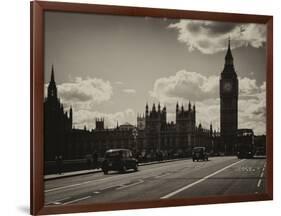 Houses of Parliament and Westminster Bridge - Big Ben - City of London - England - United Kingdom-Philippe Hugonnard-Framed Photographic Print