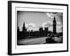 Houses of Parliament and Westminster Bridge - Big Ben - City of London - England - United Kingdom-Philippe Hugonnard-Framed Photographic Print