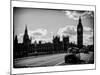 Houses of Parliament and Westminster Bridge - Big Ben - City of London - England - United Kingdom-Philippe Hugonnard-Mounted Photographic Print