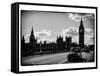 Houses of Parliament and Westminster Bridge - Big Ben - City of London - England - United Kingdom-Philippe Hugonnard-Framed Stretched Canvas