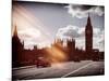 Houses of Parliament and Westminster Bridge - Big Ben - City of London - England - United Kingdom-Philippe Hugonnard-Mounted Photographic Print