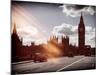 Houses of Parliament and Westminster Bridge - Big Ben - City of London - England - United Kingdom-Philippe Hugonnard-Mounted Photographic Print