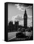 Houses of Parliament and Westminster Bridge - Big Ben - City of London - England - United Kingdom-Philippe Hugonnard-Framed Stretched Canvas