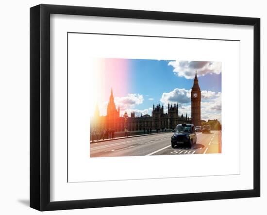 Houses of Parliament and Westminster Bridge - Big Ben - City of London - England - United Kingdom-Philippe Hugonnard-Framed Art Print