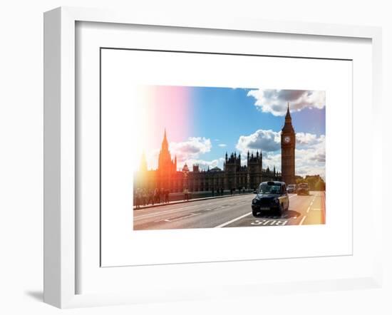 Houses of Parliament and Westminster Bridge - Big Ben - City of London - England - United Kingdom-Philippe Hugonnard-Framed Art Print