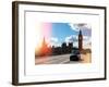 Houses of Parliament and Westminster Bridge - Big Ben - City of London - England - United Kingdom-Philippe Hugonnard-Framed Art Print