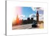 Houses of Parliament and Westminster Bridge - Big Ben - City of London - England - United Kingdom-Philippe Hugonnard-Stretched Canvas