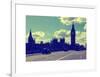 Houses of Parliament and Westminster Bridge - Big Ben - City of London - England - United Kingdom-Philippe Hugonnard-Framed Art Print