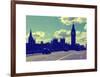 Houses of Parliament and Westminster Bridge - Big Ben - City of London - England - United Kingdom-Philippe Hugonnard-Framed Art Print