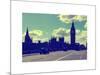 Houses of Parliament and Westminster Bridge - Big Ben - City of London - England - United Kingdom-Philippe Hugonnard-Mounted Art Print