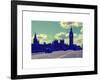 Houses of Parliament and Westminster Bridge - Big Ben - City of London - England - United Kingdom-Philippe Hugonnard-Framed Art Print