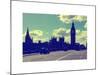 Houses of Parliament and Westminster Bridge - Big Ben - City of London - England - United Kingdom-Philippe Hugonnard-Mounted Art Print