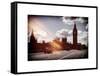 Houses of Parliament and Westminster Bridge - Big Ben - City of London - England - United Kingdom-Philippe Hugonnard-Framed Stretched Canvas