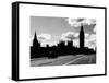 Houses of Parliament and Westminster Bridge - Big Ben - City of London - England - United Kingdom-Philippe Hugonnard-Framed Stretched Canvas