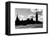 Houses of Parliament and Westminster Bridge - Big Ben - City of London - England - United Kingdom-Philippe Hugonnard-Framed Stretched Canvas