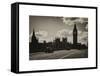 Houses of Parliament and Westminster Bridge - Big Ben - City of London - England - United Kingdom-Philippe Hugonnard-Framed Stretched Canvas