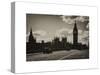 Houses of Parliament and Westminster Bridge - Big Ben - City of London - England - United Kingdom-Philippe Hugonnard-Stretched Canvas