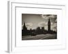 Houses of Parliament and Westminster Bridge - Big Ben - City of London - England - United Kingdom-Philippe Hugonnard-Framed Art Print