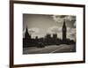 Houses of Parliament and Westminster Bridge - Big Ben - City of London - England - United Kingdom-Philippe Hugonnard-Framed Art Print