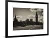 Houses of Parliament and Westminster Bridge - Big Ben - City of London - England - United Kingdom-Philippe Hugonnard-Framed Art Print