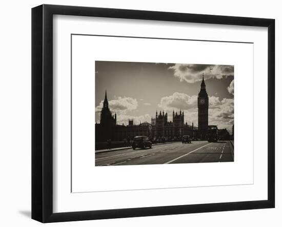Houses of Parliament and Westminster Bridge - Big Ben - City of London - England - United Kingdom-Philippe Hugonnard-Framed Art Print