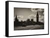 Houses of Parliament and Westminster Bridge - Big Ben - City of London - England - United Kingdom-Philippe Hugonnard-Framed Stretched Canvas