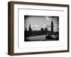 Houses of Parliament and Westminster Bridge - Big Ben - City of London - England - United Kingdom-Philippe Hugonnard-Framed Art Print