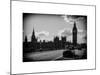 Houses of Parliament and Westminster Bridge - Big Ben - City of London - England - United Kingdom-Philippe Hugonnard-Mounted Art Print