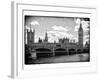 Houses of Parliament and Westminster Bridge - Big Ben - City of London - UK - England-Philippe Hugonnard-Framed Photographic Print