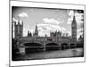 Houses of Parliament and Westminster Bridge - Big Ben - City of London - UK - England-Philippe Hugonnard-Mounted Photographic Print